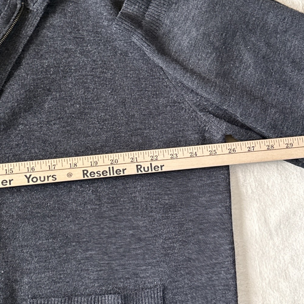 C.C. Filson Wool Full Zip Cardigan Pockets Gray Sz XL Grandpa Core Cottage Core - Picture 5 of 12